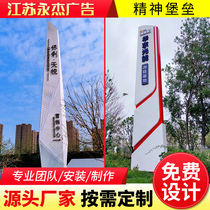 大型精神堡垒导视牌